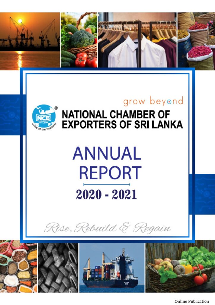 Cover of NCE Annual Report 2020/2021