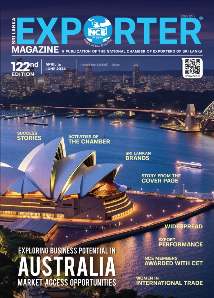 Cover of Sri Lankan Exporter 122nd Edition